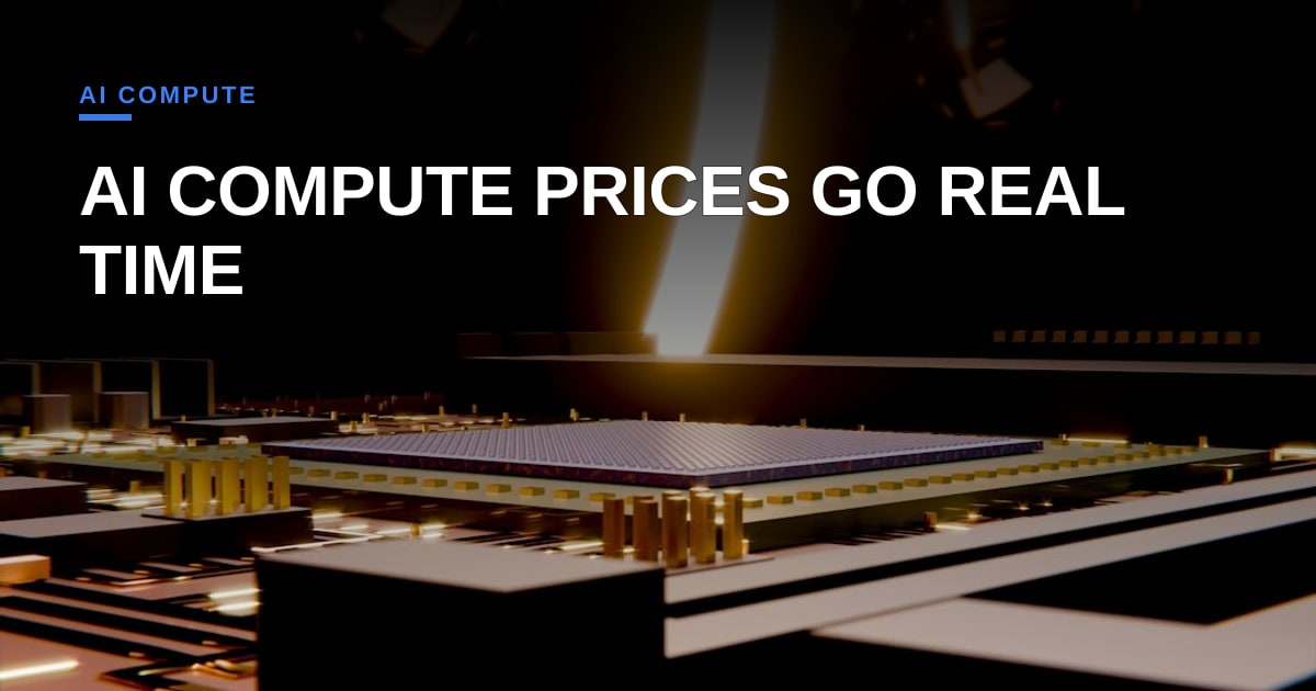 Silicon Data Launches AI Compute Pricing Market, Wall Street Takes Notice