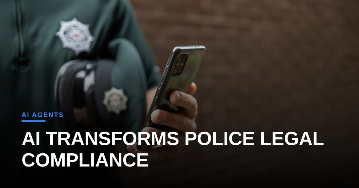 How a Harvard Dropout’s AI Agent is Redefining Legal Compliance for Law Enforcement