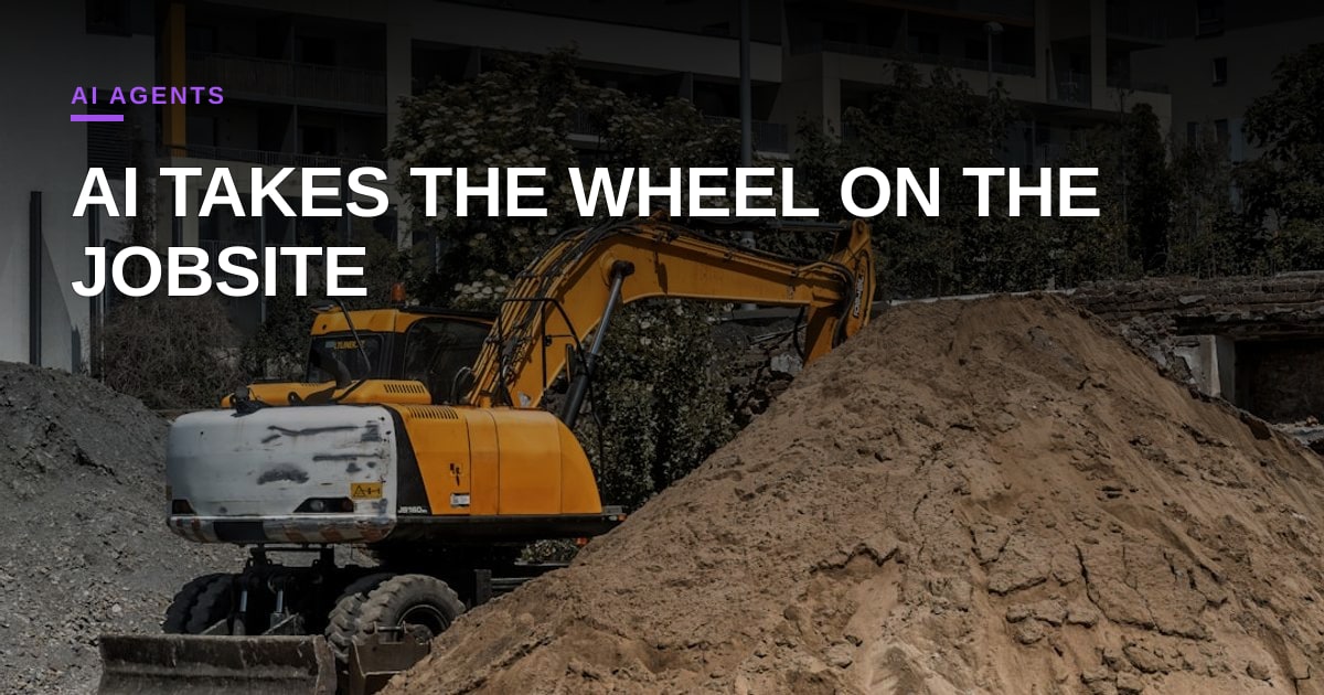 Caterpillar’s AI agents are taking over the construction site—just don’t call it a robot uprising