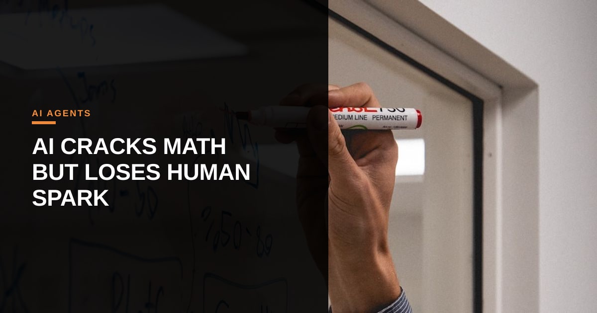 When AI Solves Math Problems—What Happens to Human Creativity?