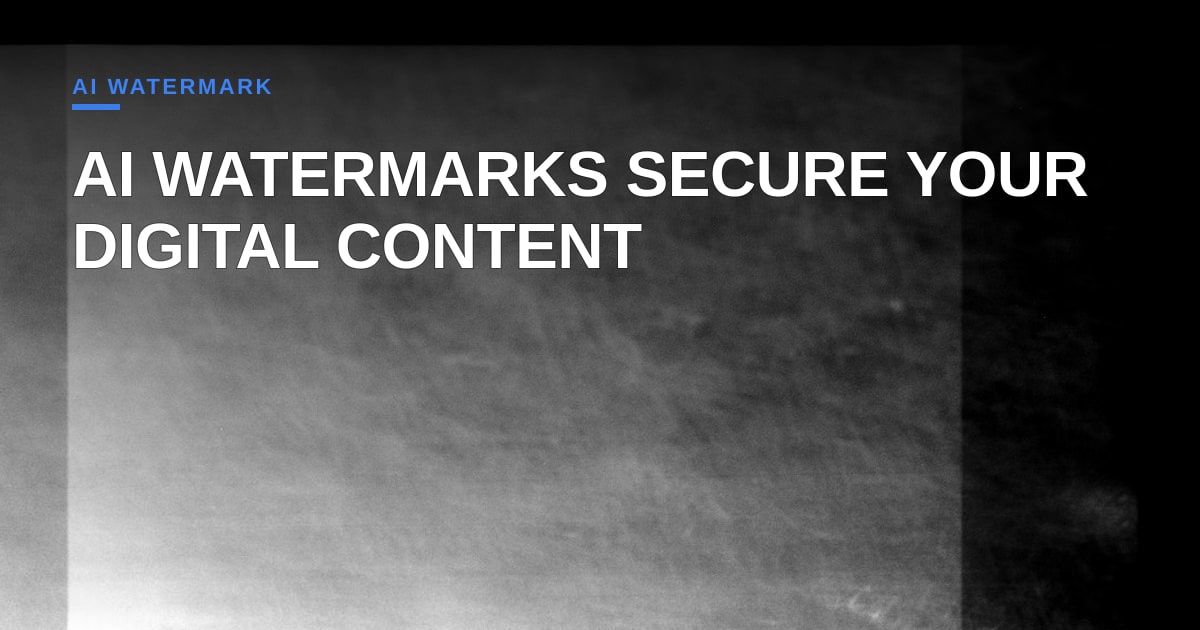 AI Watermarks: The New Trust Layer for Automated Content