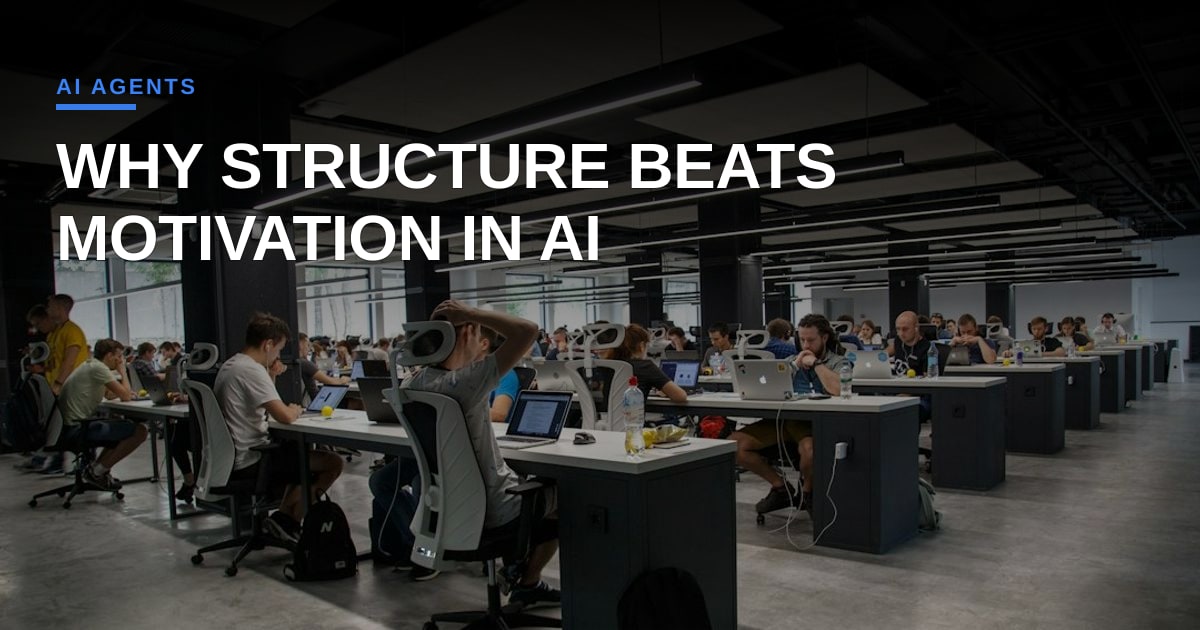 The AI Adoption Gap: Why Structure Beats Motivation in Enterprise Automation
