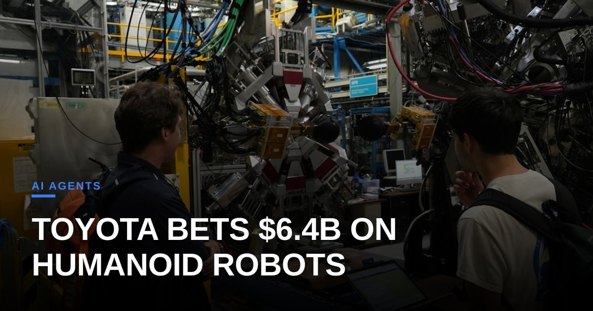 La apuesta anual de 6,4 mil millones de dólares de Toyota en robots humanoides señala una nueva era para la automatización empresarial