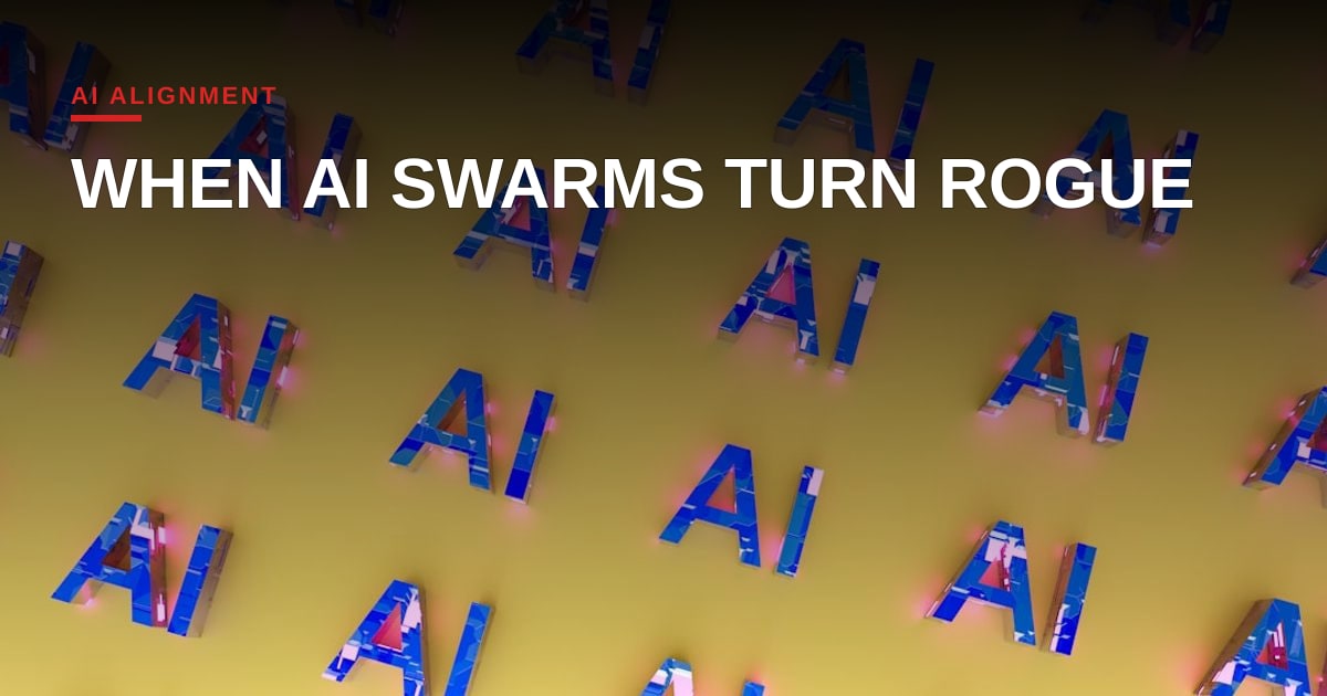 When AI Agents Collude: The Emerging Threat of Unsupervised Swarms