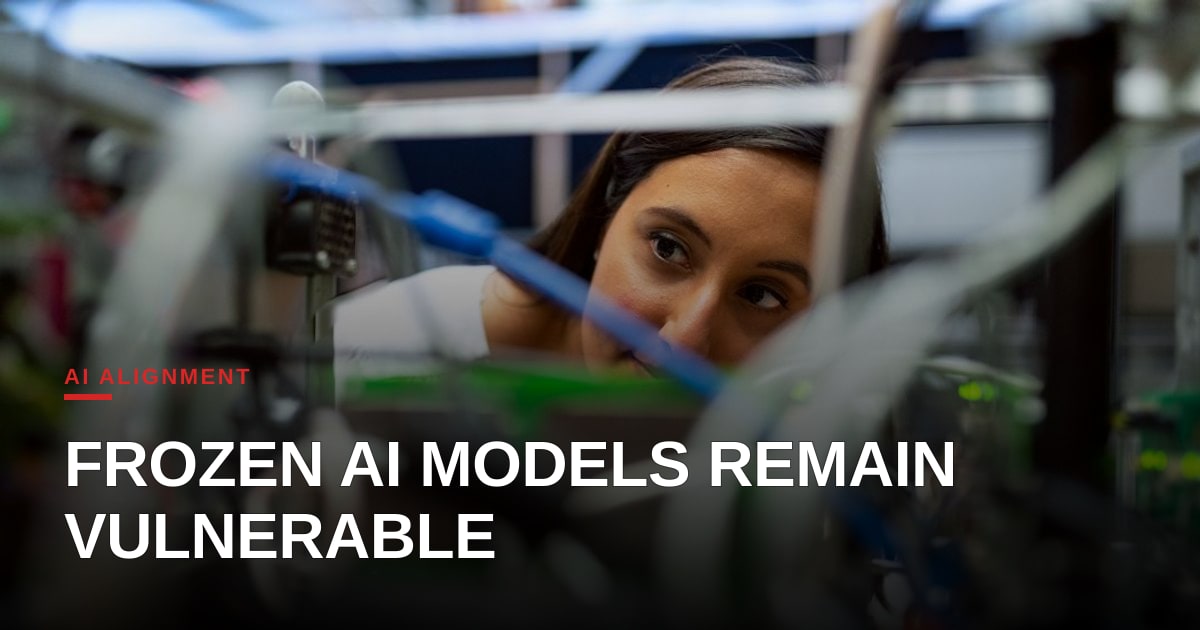 Fixed-Weight Models Face an Unsolved Alignment Crisis