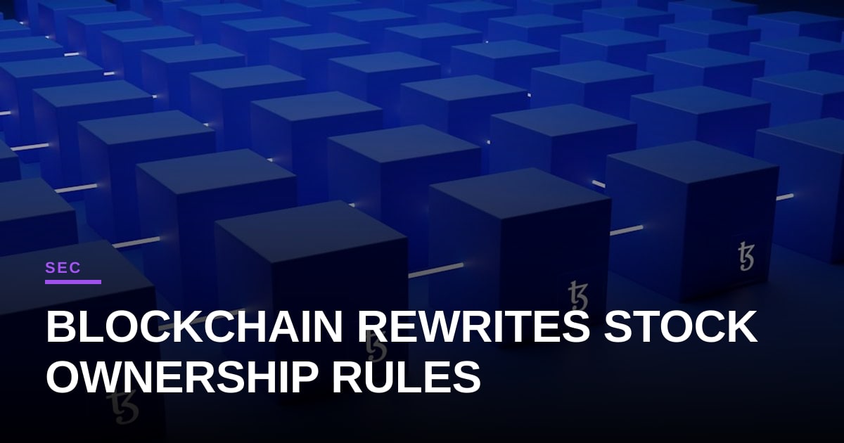 SEC’s Tokenization Push: A 40-Year Transfer Agent Overhaul Hits the Blockchain