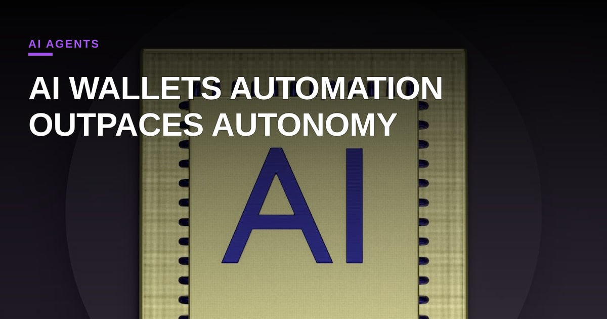 Reality Check: AI Agents' On-Chain Wallets Show More Automation Than Autonomy, Says TRM Labs