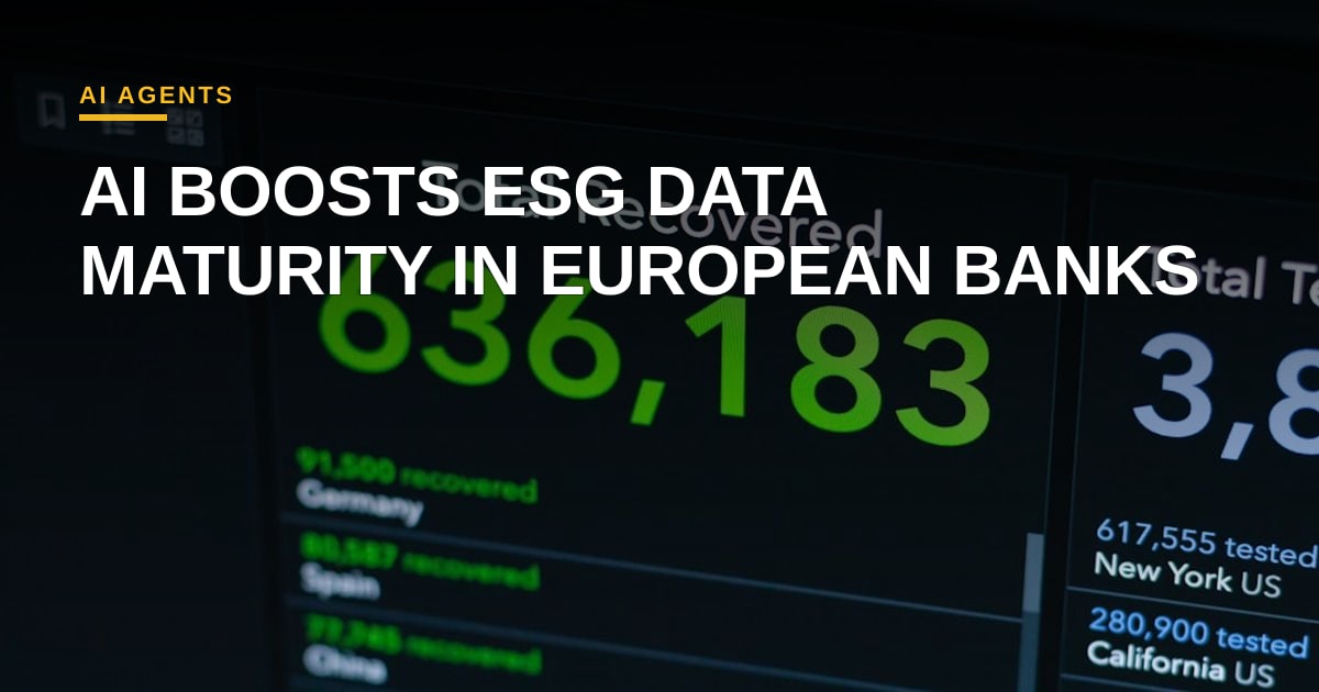 EBA’s ESG Dashboard Signals AI‑Driven Data Maturity for European Banks
