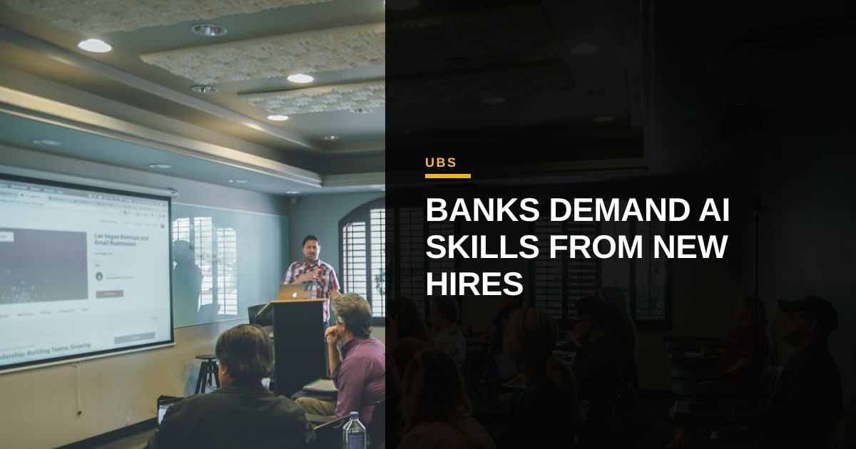 UBS Mandates AI Literacy for New Hires, Signaling Shift in Financial Talent Strategy