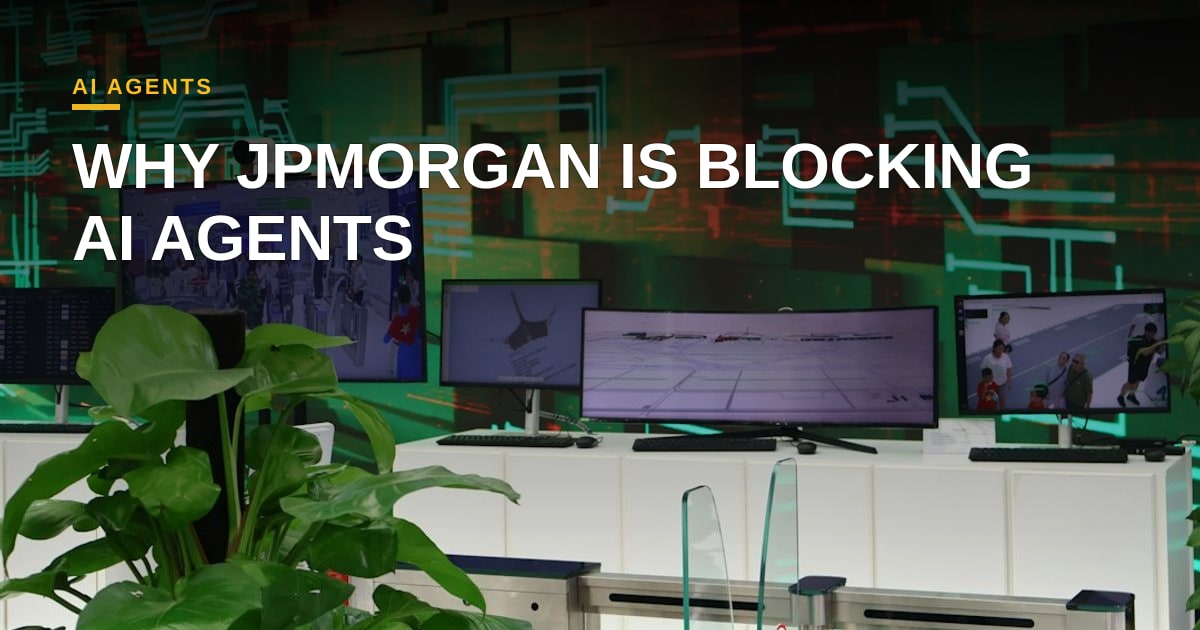 JPMorgan’s Firewall: Why Dimon Is Blocking Third-Party AI Agents