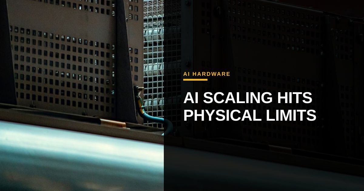 Cerebras CEO Warns of Impending Compute Wall as AI Scaling Hits Physical Limits