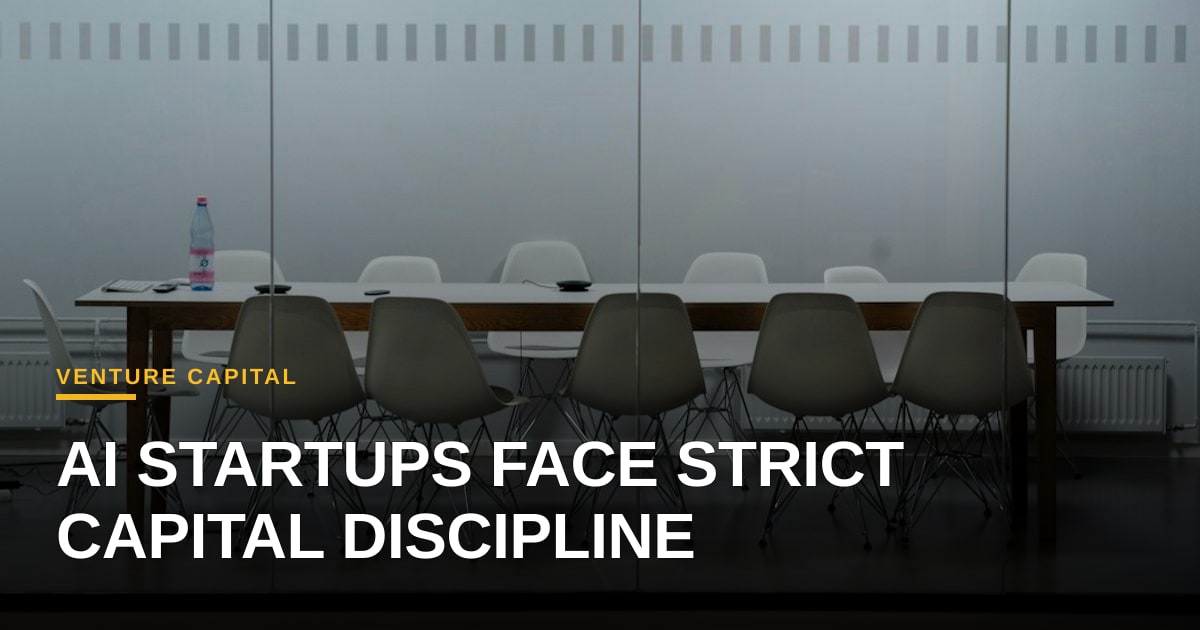 Mega-Rounds Recede as Venture Capital Demands Capital Discipline from AI Startups