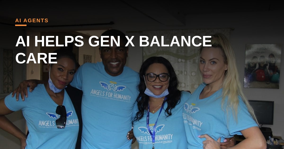 When Caregiving Overlaps with Work: How AI Agents Could Lighten the Load for Gen X Employees