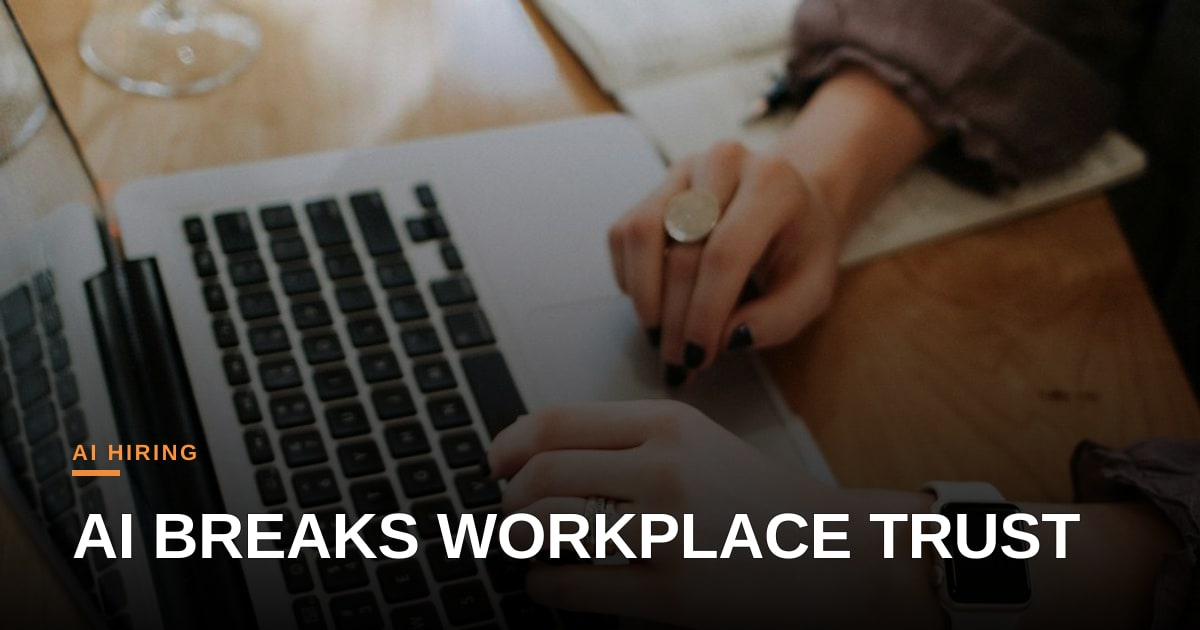 The Synthetic Recruitment Arms Race: How AI Broke Workplace Trust