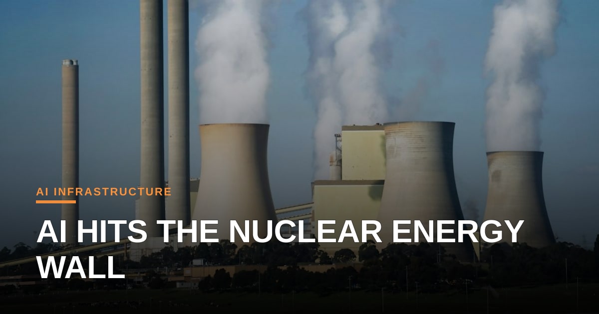 The Silicon Valley Bet on Atoms: Amazon’s Nuclear Pivot and the Energy Ceiling of AI