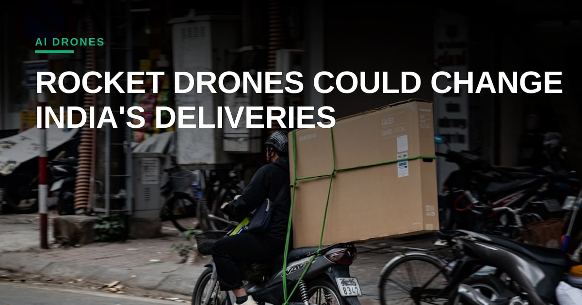 Airbound’s $37M bet on rocket drones could disrupt India’s logistics—if unit economics hold