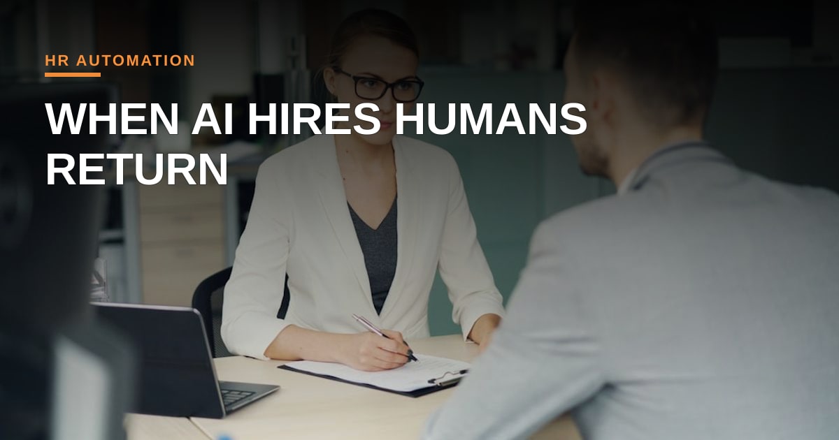 The HR Automation Paradox: Why Companies Are Rehiring Specialists After the AI Boom