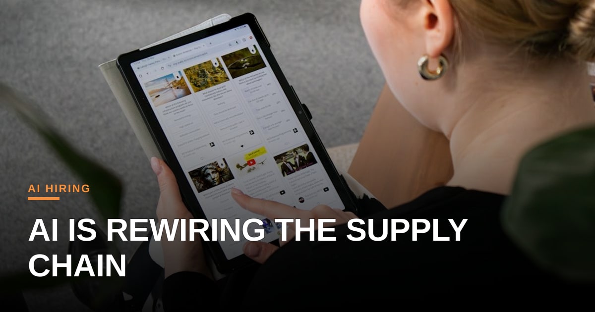When AI Meets Logistics: Can Algorithms Fix the Human Supply Chain Crisis?