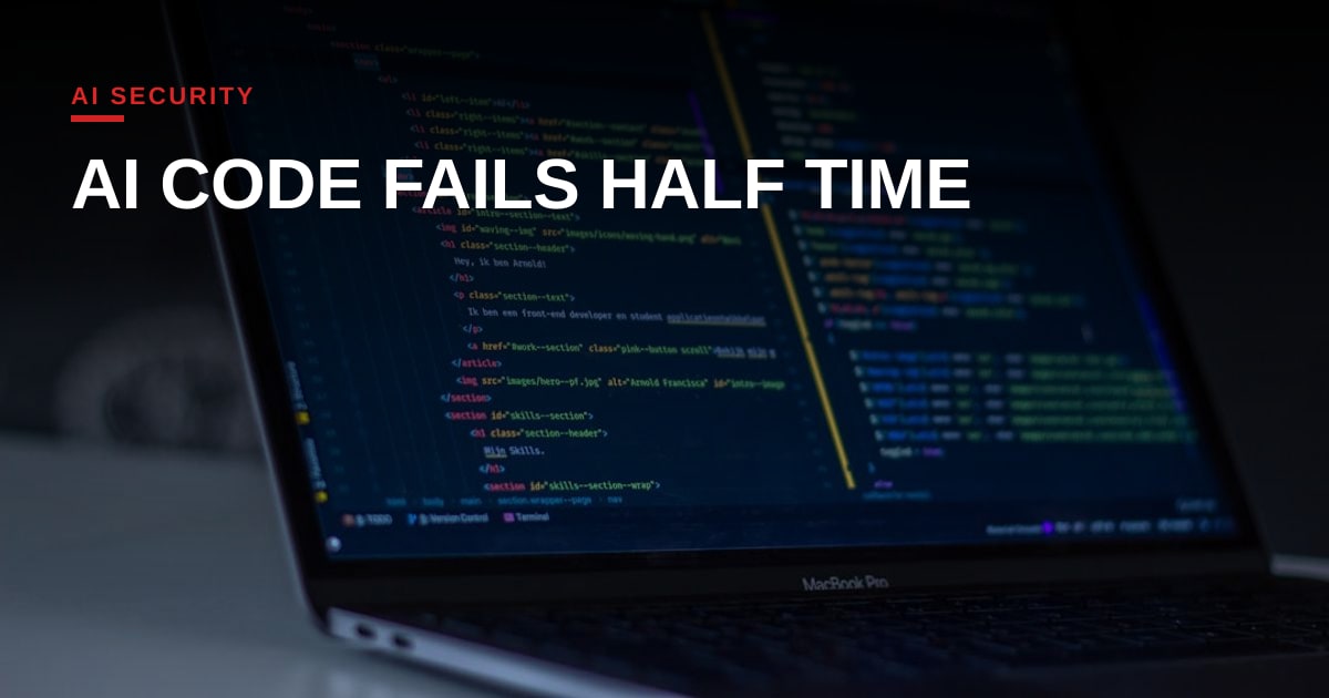 AI-Generated Code Patches Miss the Mark Half the Time, Study Finds