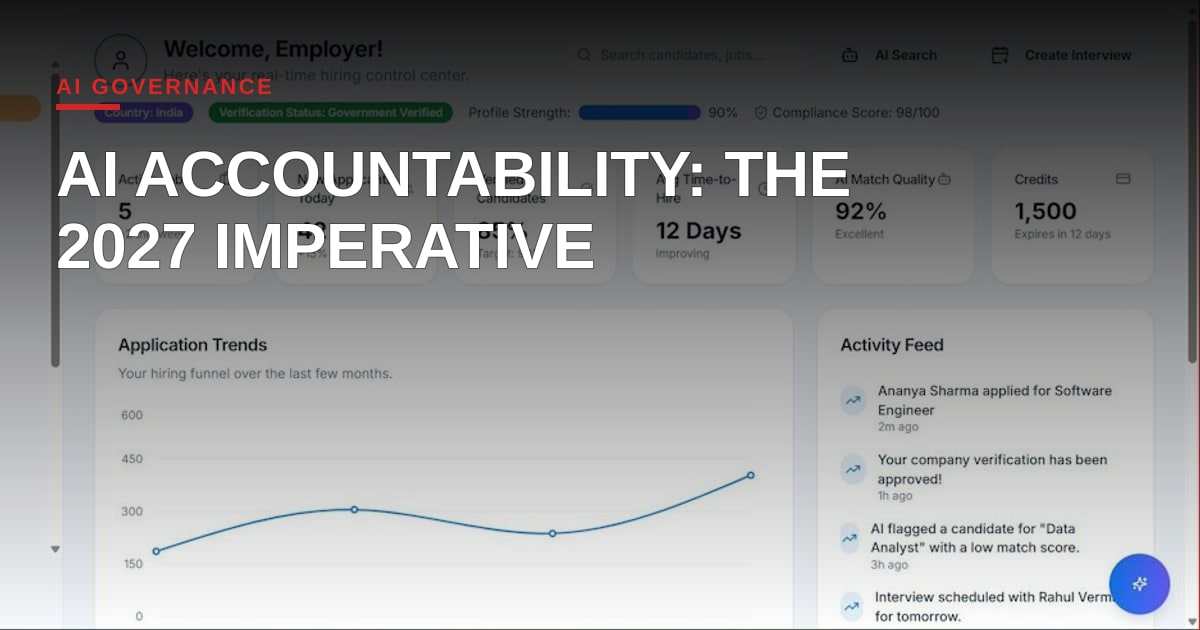 The Inevitable AI Reckoning: Preparing for 2027's Accountability Imperative