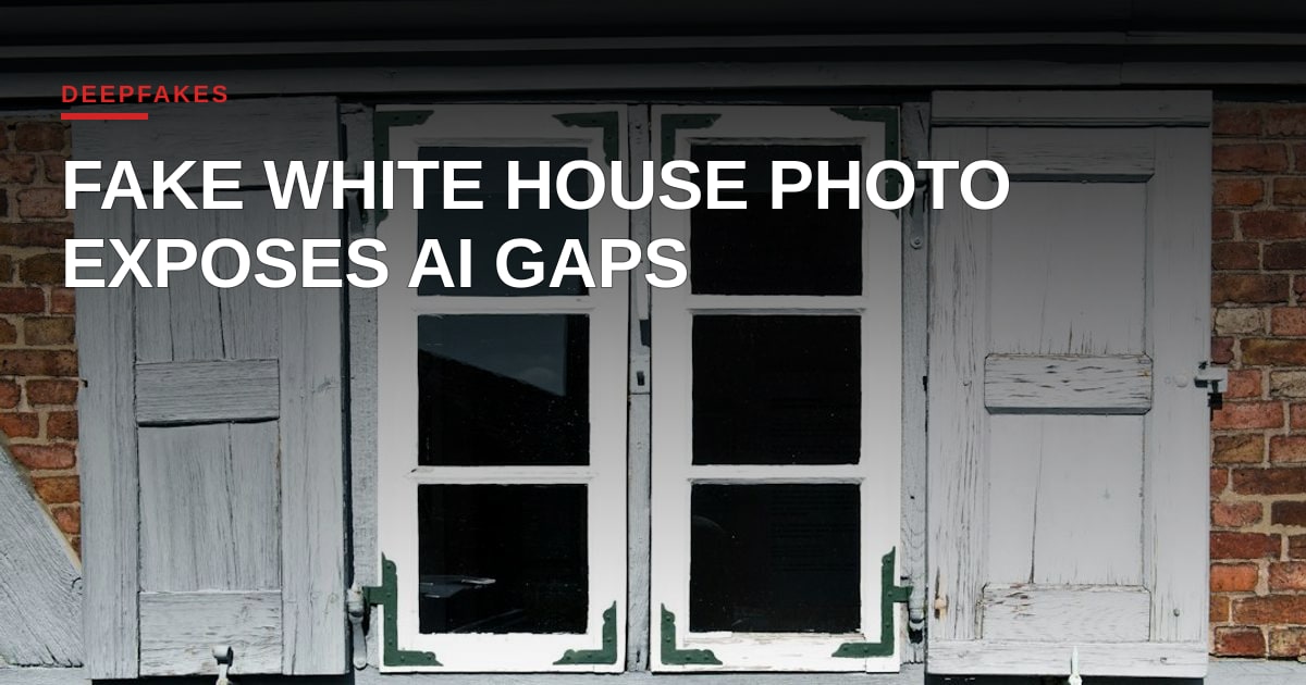 Trump’s AI-Edited White House Photo Highlights Deepfake Policy Gaps