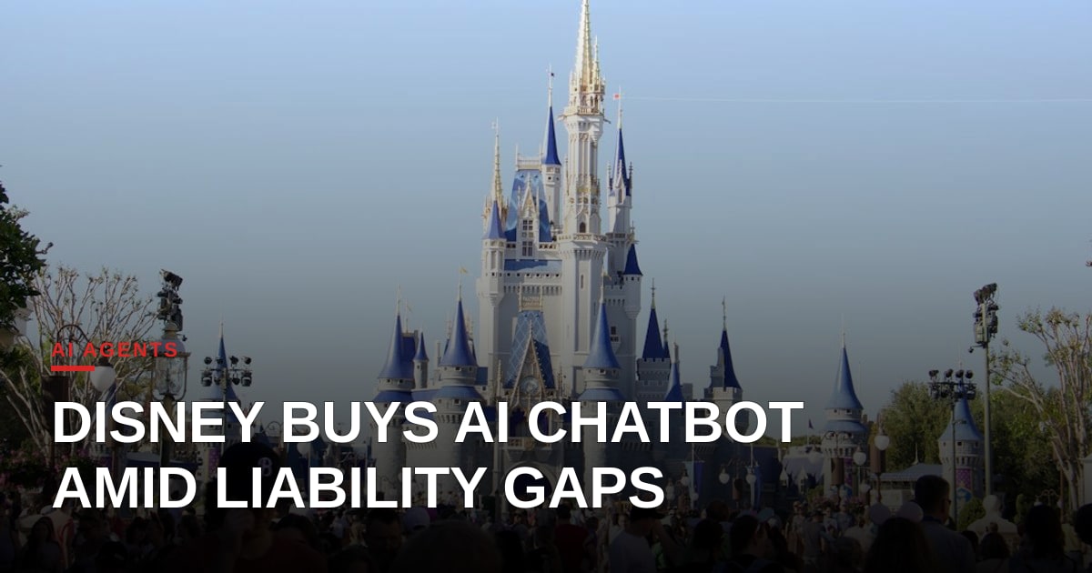 Disney’s Strategic Grab of Character.AI Skirts Lawsuits but Highlights AI Liability Gaps