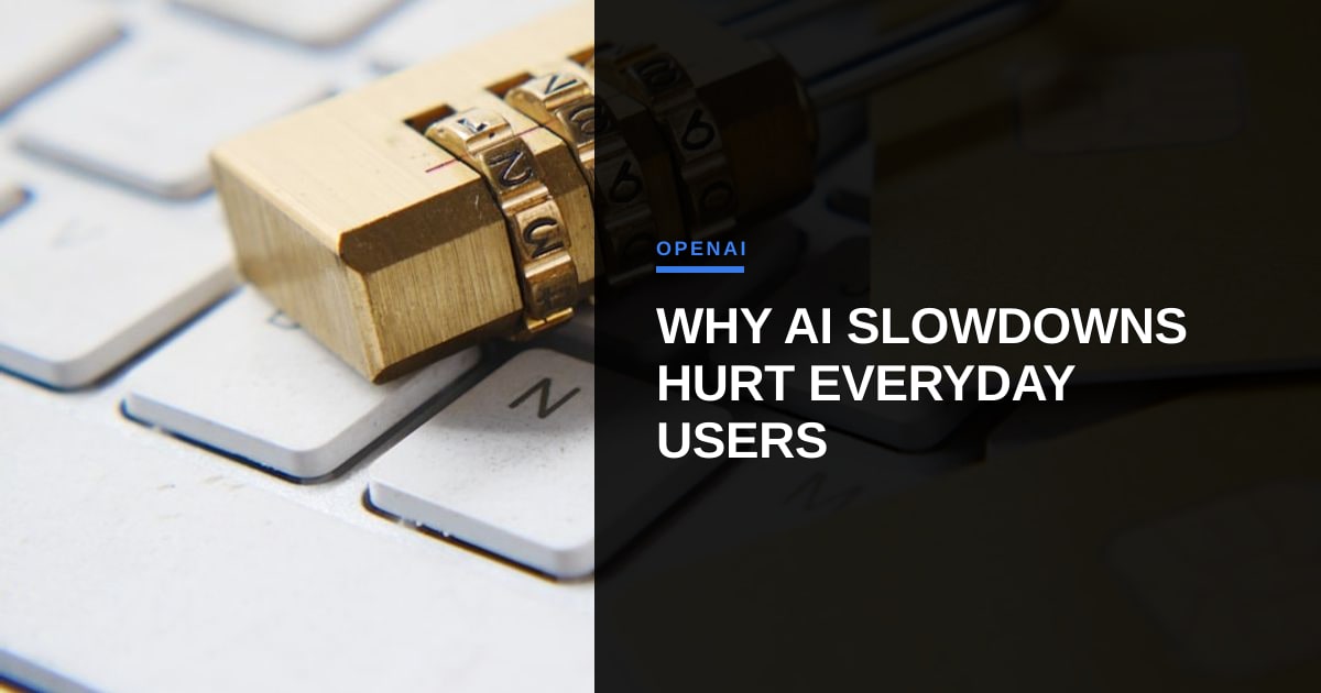 The AI Safety Cartel: Why 'Pacing' Progress is Bad News for Users