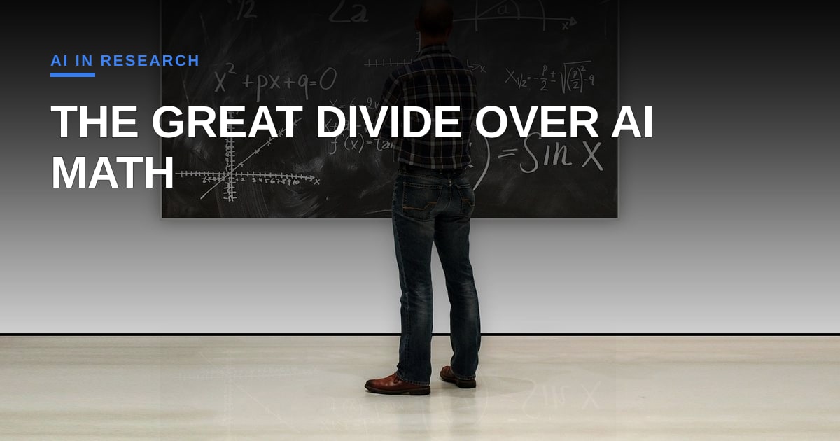 Math's AI Divide: West Fears 'Dumbing Down' While China Goes All In