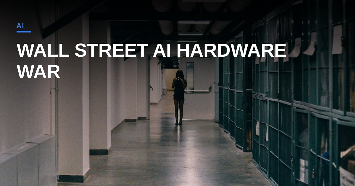 Wall Street’s AI Arms Race: Traders Build Their Own Compute Farms