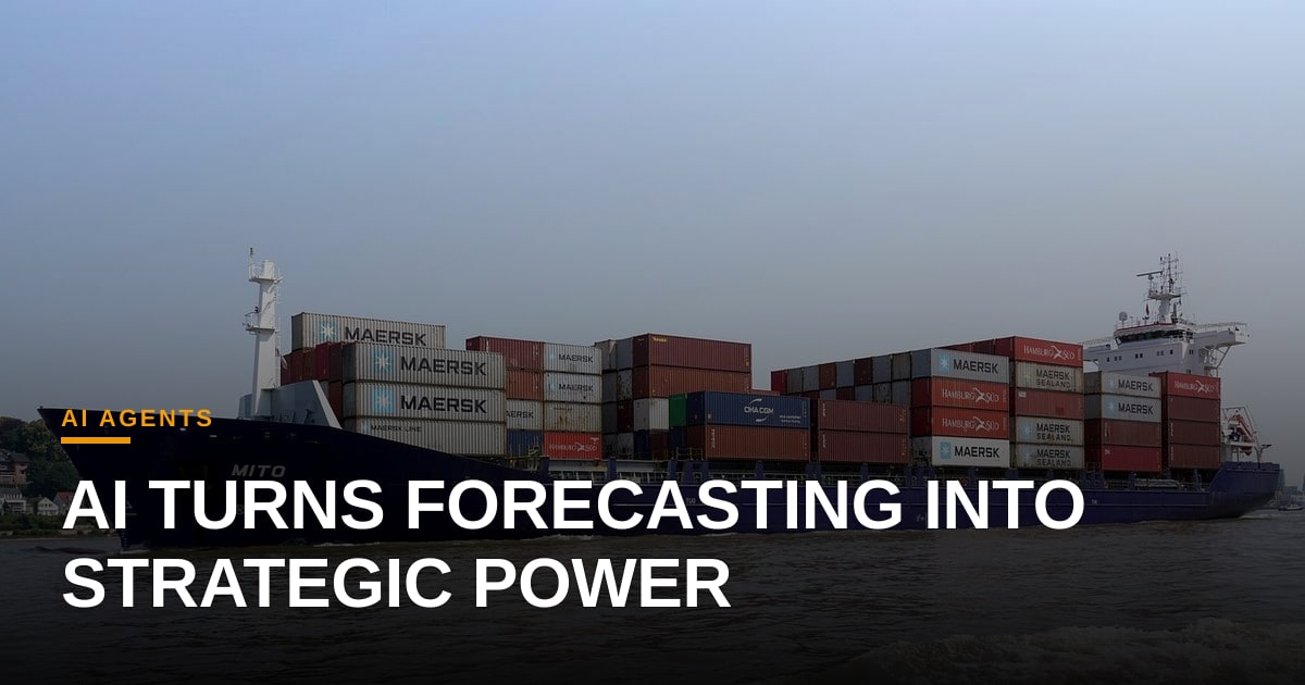 AI-Driven Forecasting: Transforming Supply Chains from Back Office to Strategic Command Center