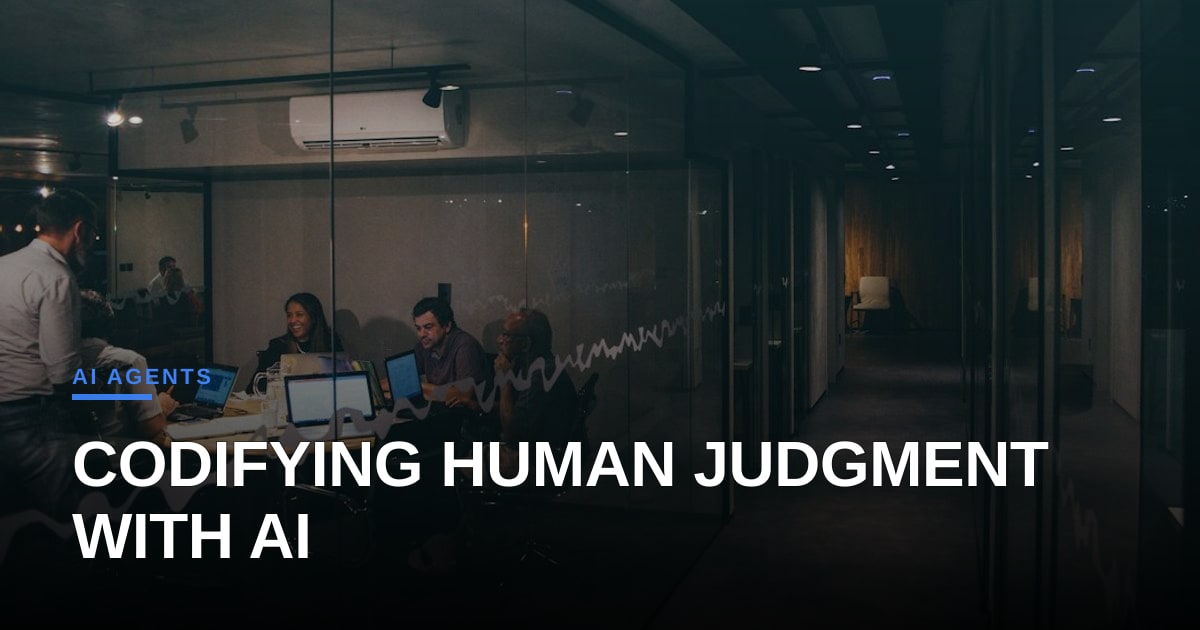 The Procurement Playbook: Turning Human Judgment into an AI Asset