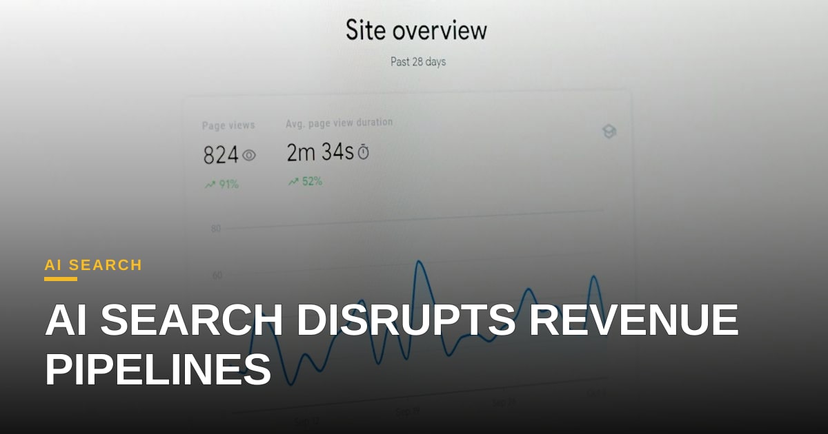 Monetization Compression in AI Search Signals Broader RevOps Pipeline Disruption