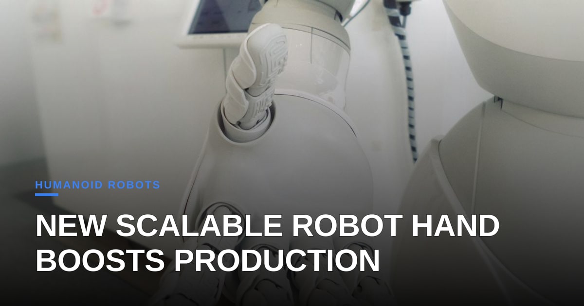 Boston Dynamics Redesigns Atlas Hand for Scalable Production