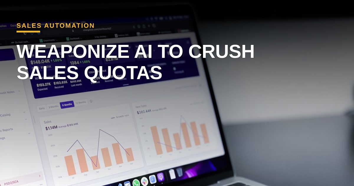 The Autonomous Pipeline: How Lean Sales Teams Are Weaponizing AI to Crush Quotas