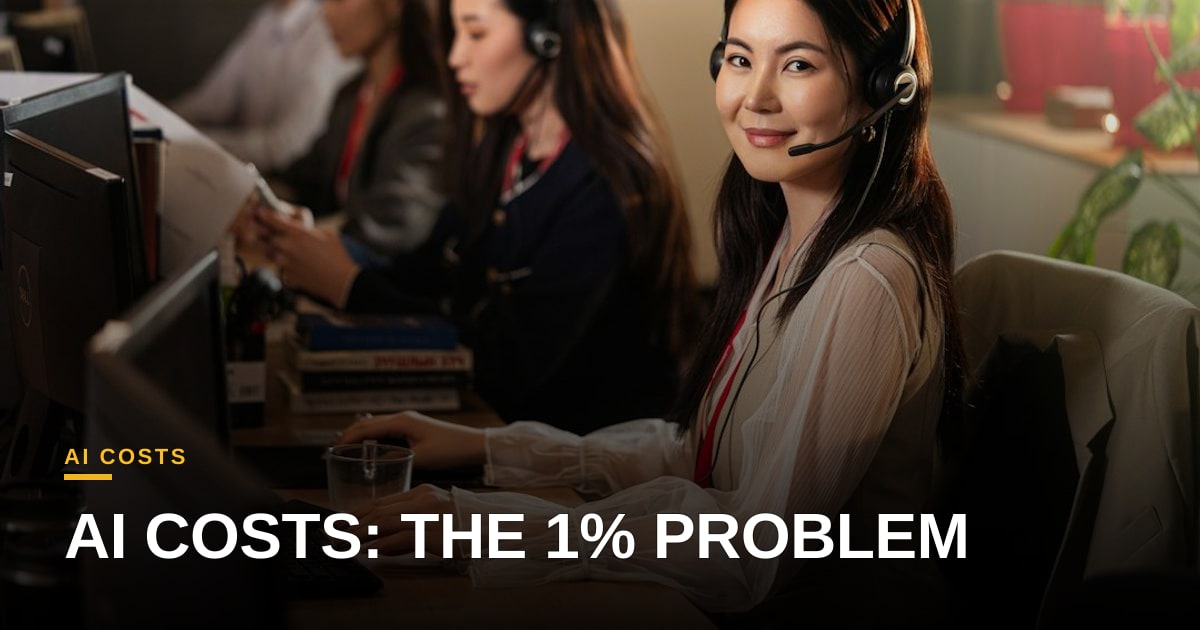 The AI Cost Crunch: 1% of Users Driving 75% of Your Bill? Let's Talk ROI.
