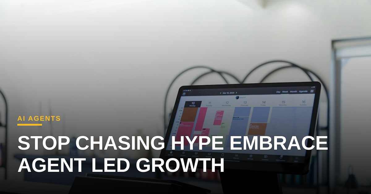 Stop Chasing Overhyped Signal Tools: The Real ROI of Agent-Led Growth Playbooks