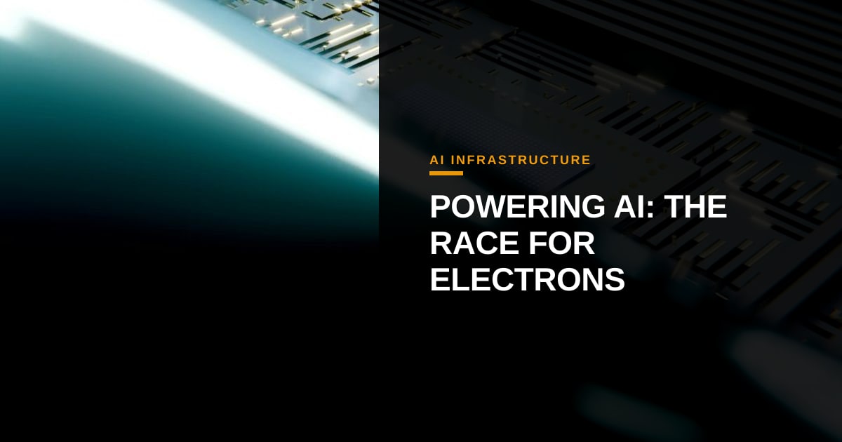 The Electron Imperative: Why AI's Future Hinges on Strategic Energy Investment