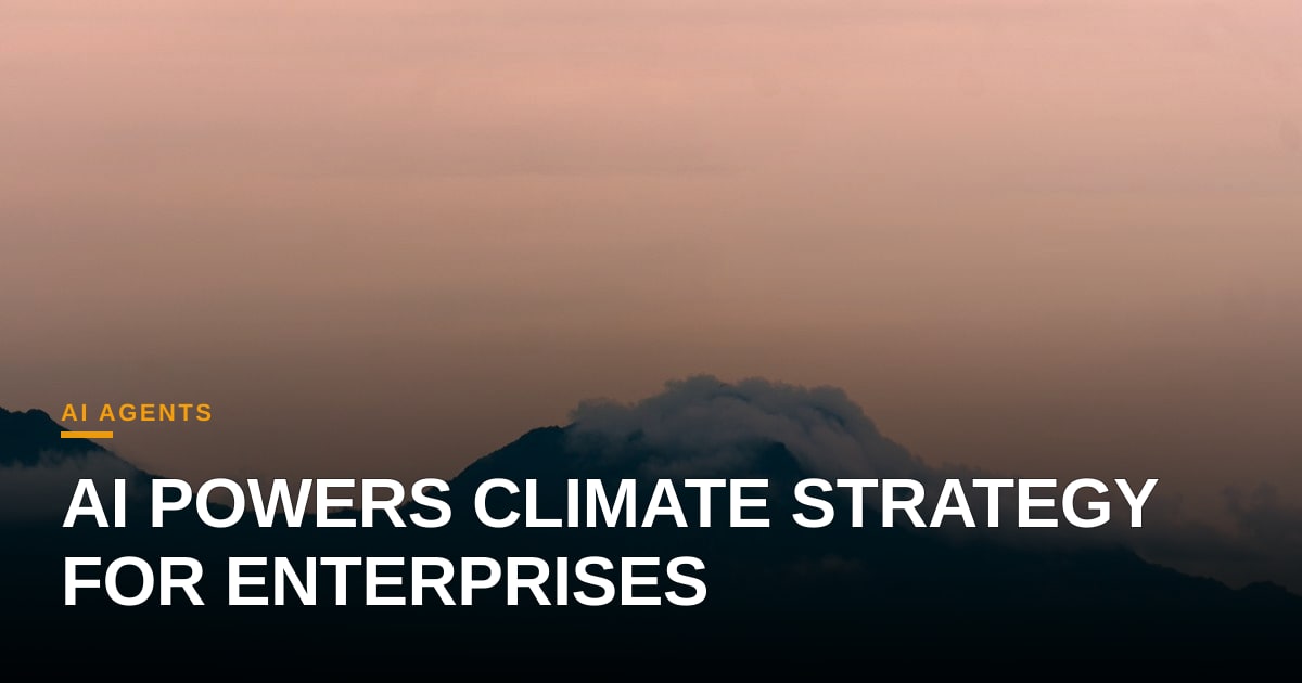 AI Takes Center Stage at Climate Week: Strategic Implications for Enterprises