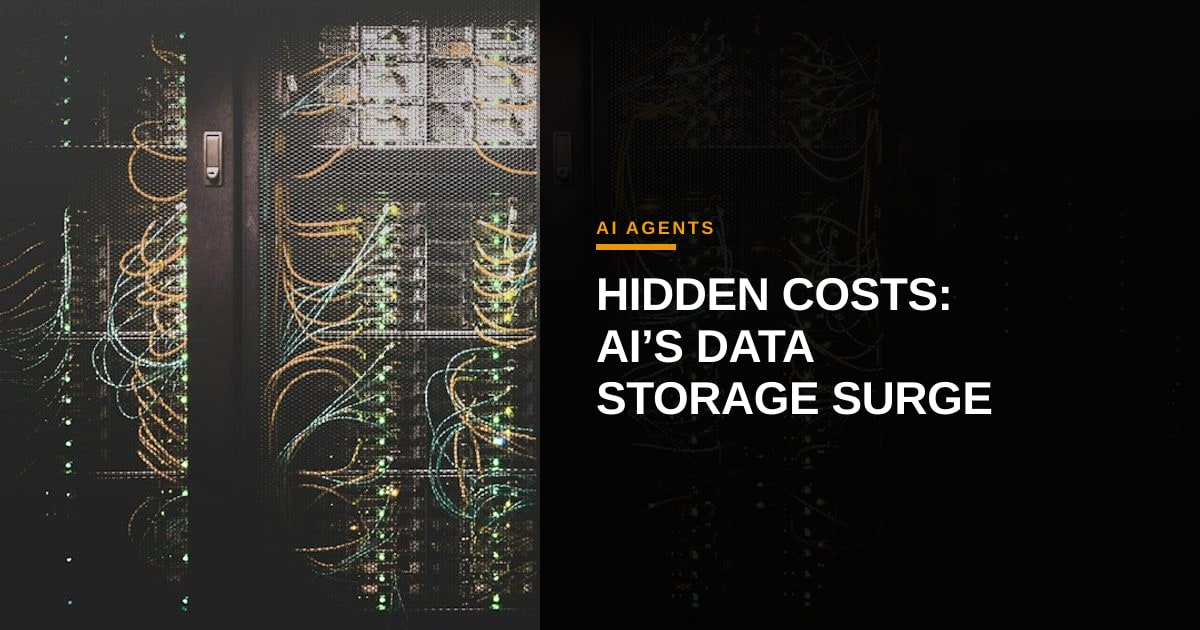 The Invisible Bill: How Data Storage Is Becoming the Next AI Cost Driver