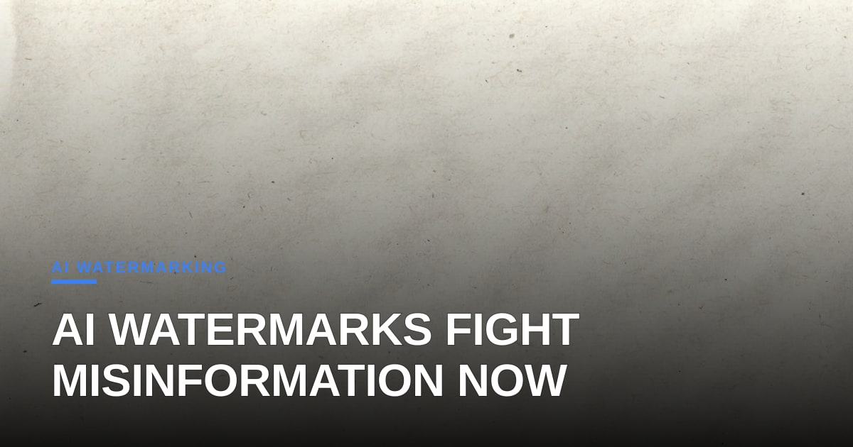 Claude’s Watermarking Isn’t Just Compliance—It’s the First Crack in AI’s Misinformation Firewall
