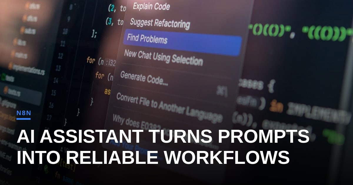 The End of Fragile Demos: n8n Assistant Targets the Hardest Part of Workflow Automation